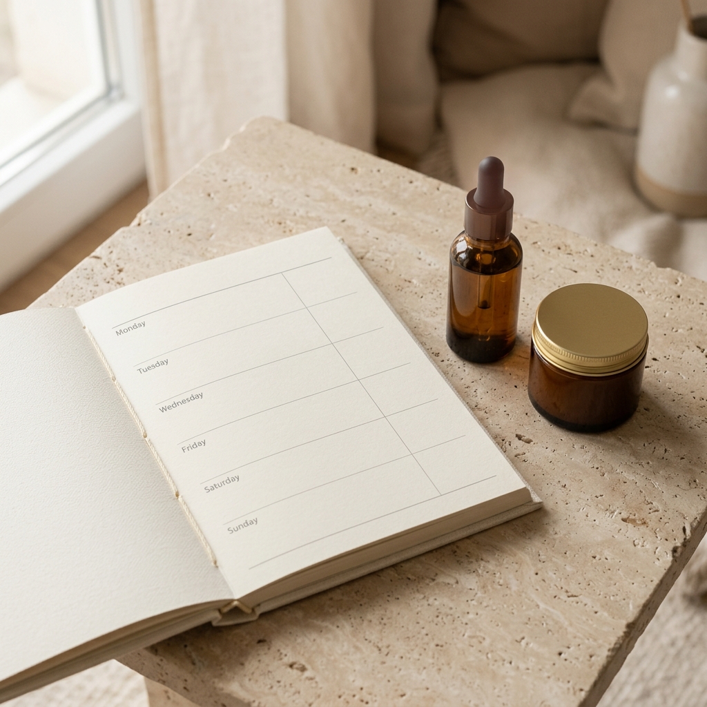 Calendarios Semanales de Skincare para Piel Sensible y Resistente